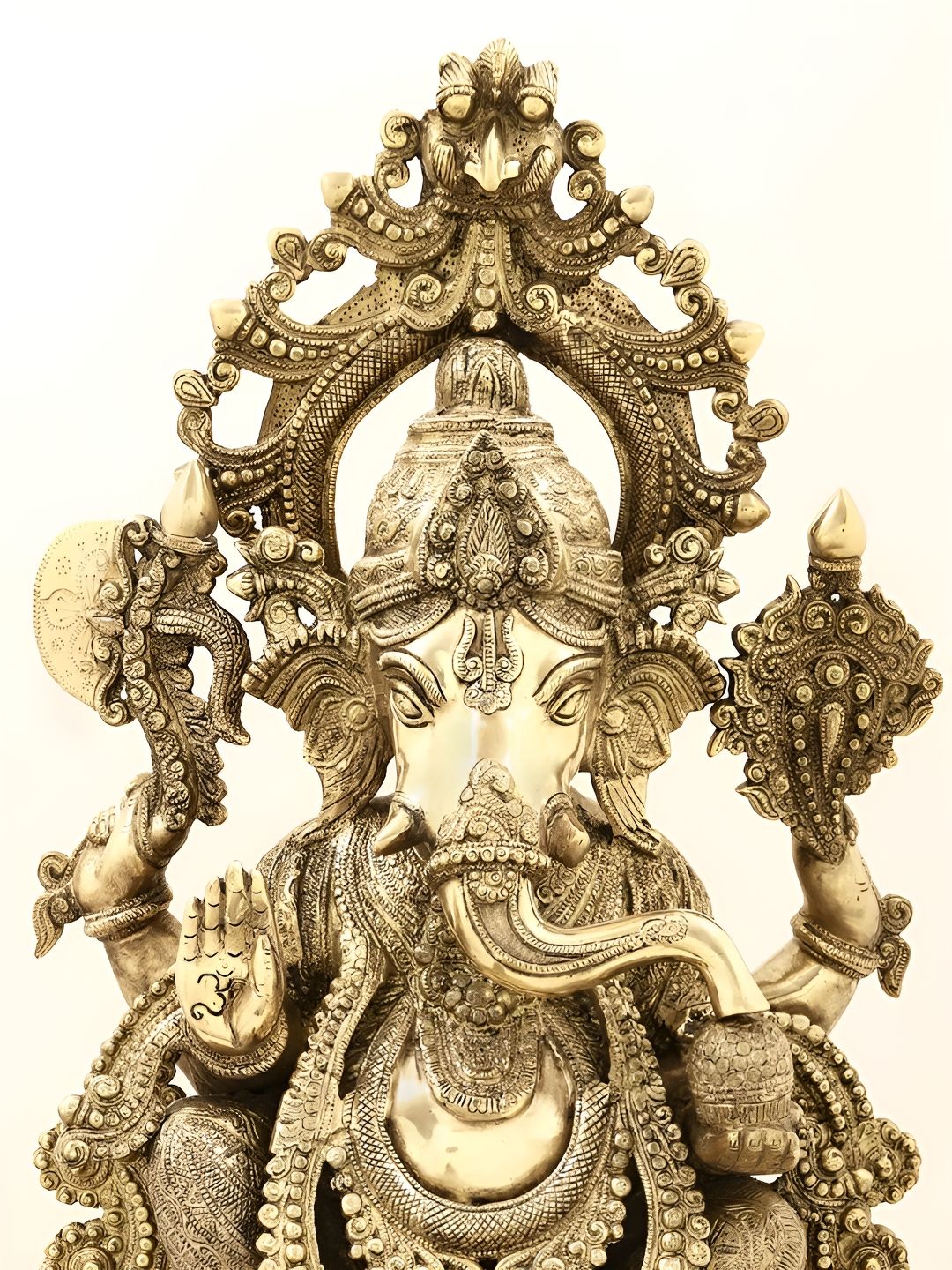 Exotic India Gold-Toned Religious Idol Showpiece-picture-31