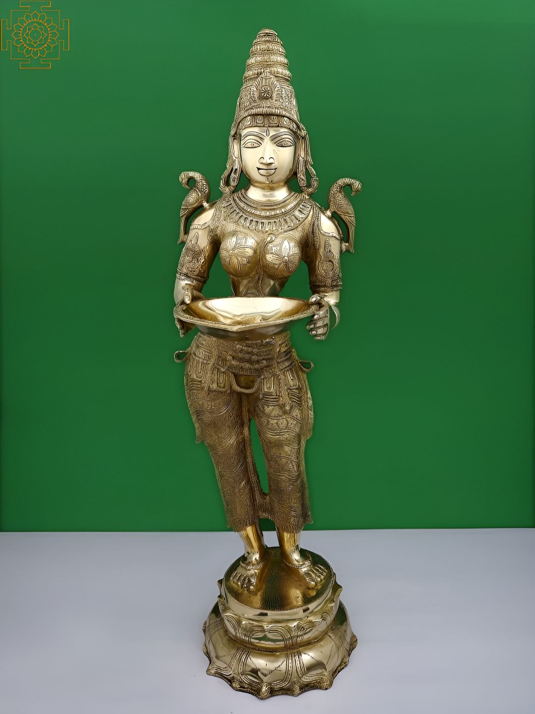 Exotic India Gold-Toned Religious Idol Showpiece-picture-34