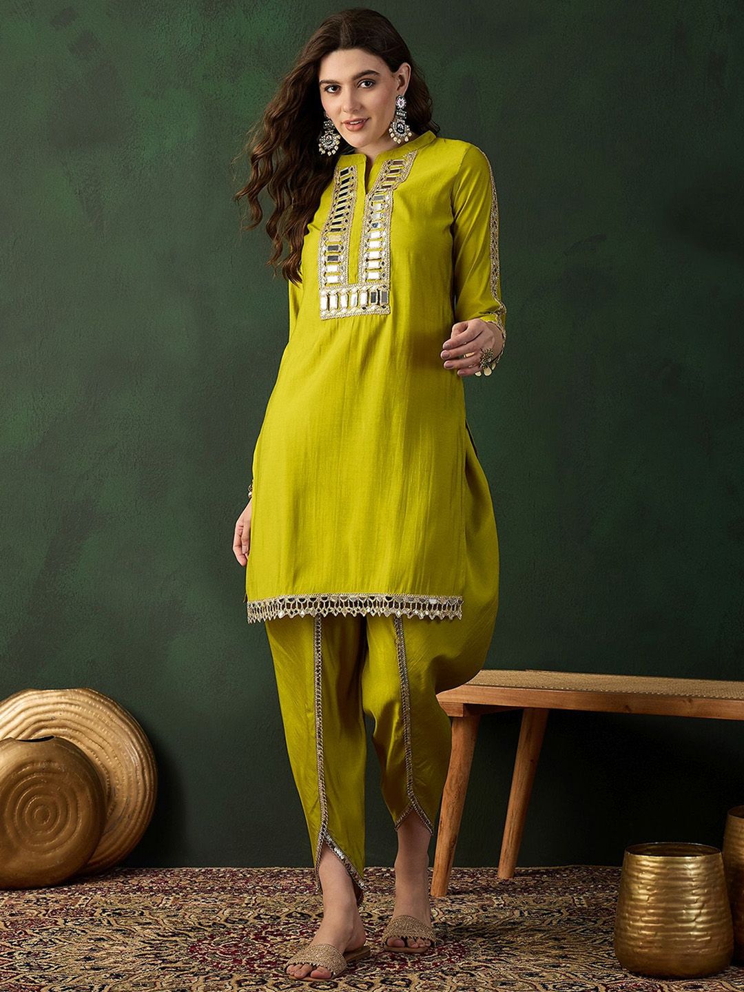 Sangria Embellished Tunic With Trouser Co-Ords-picture-21