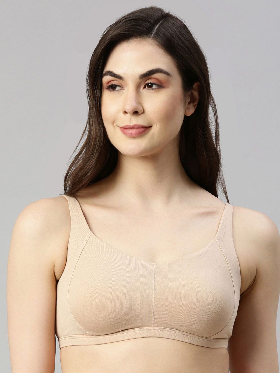 Enamor Intellifresh Eco-Antimicrobial Cotton Minimizer Bra A058