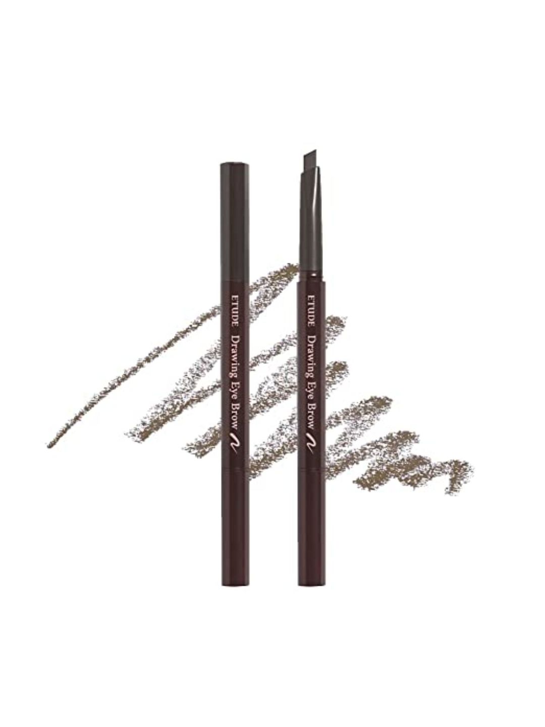 ETUDE Long-Lasting Drawing Eyebrow Pencil with Spoolie Brush - Brown 3-picture-11