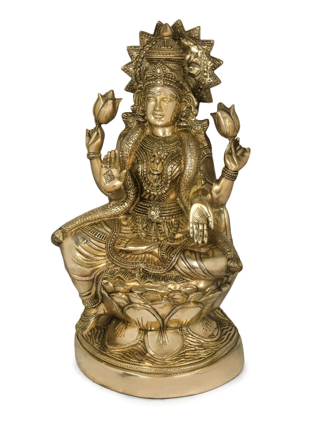 Exotic India Gold-Toned Religious Idol Showpiece-picture-35