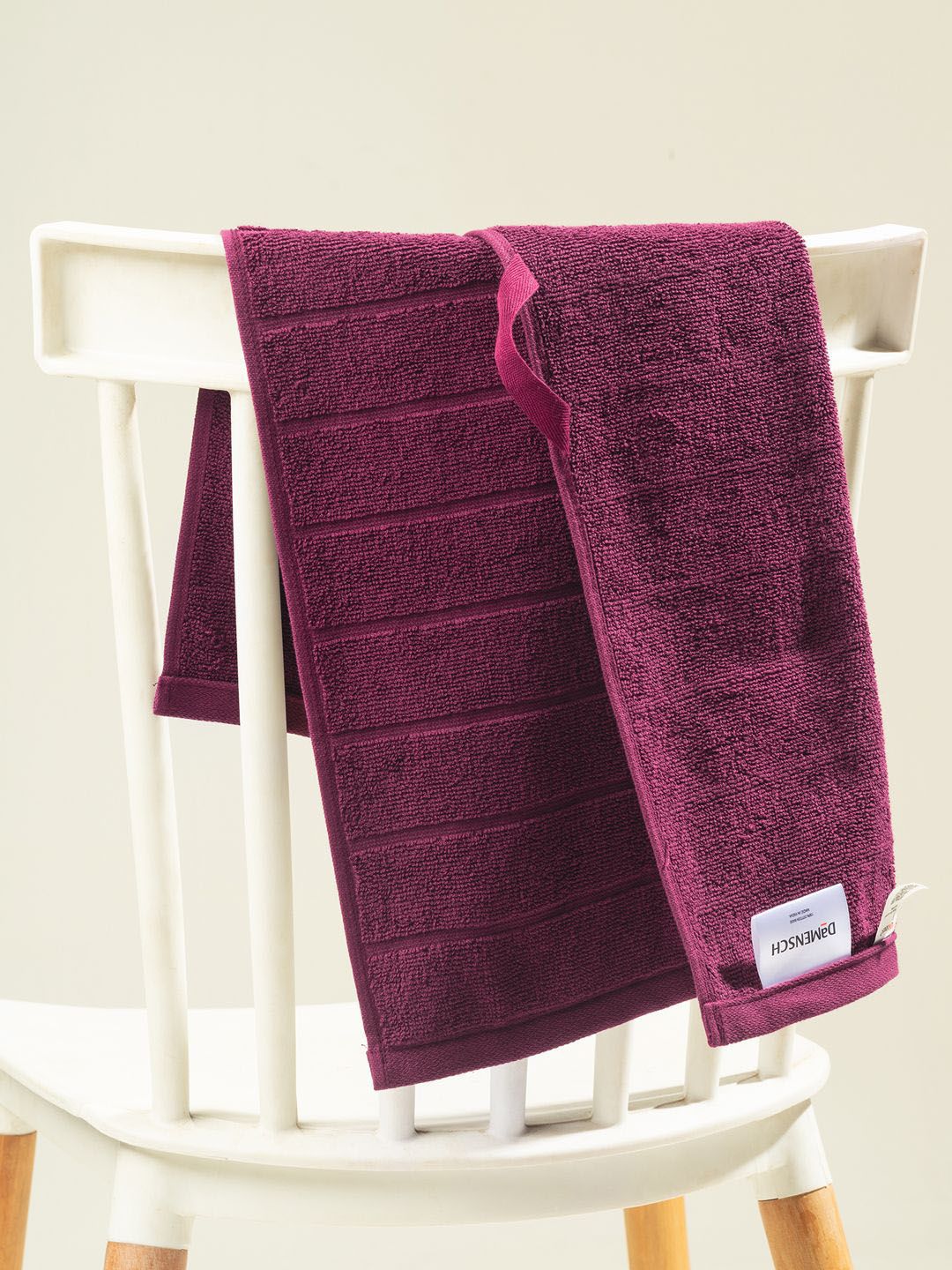 Damensch Maroon Superior Absorption 500GSM Premium Cotton Hand Towel-image-23