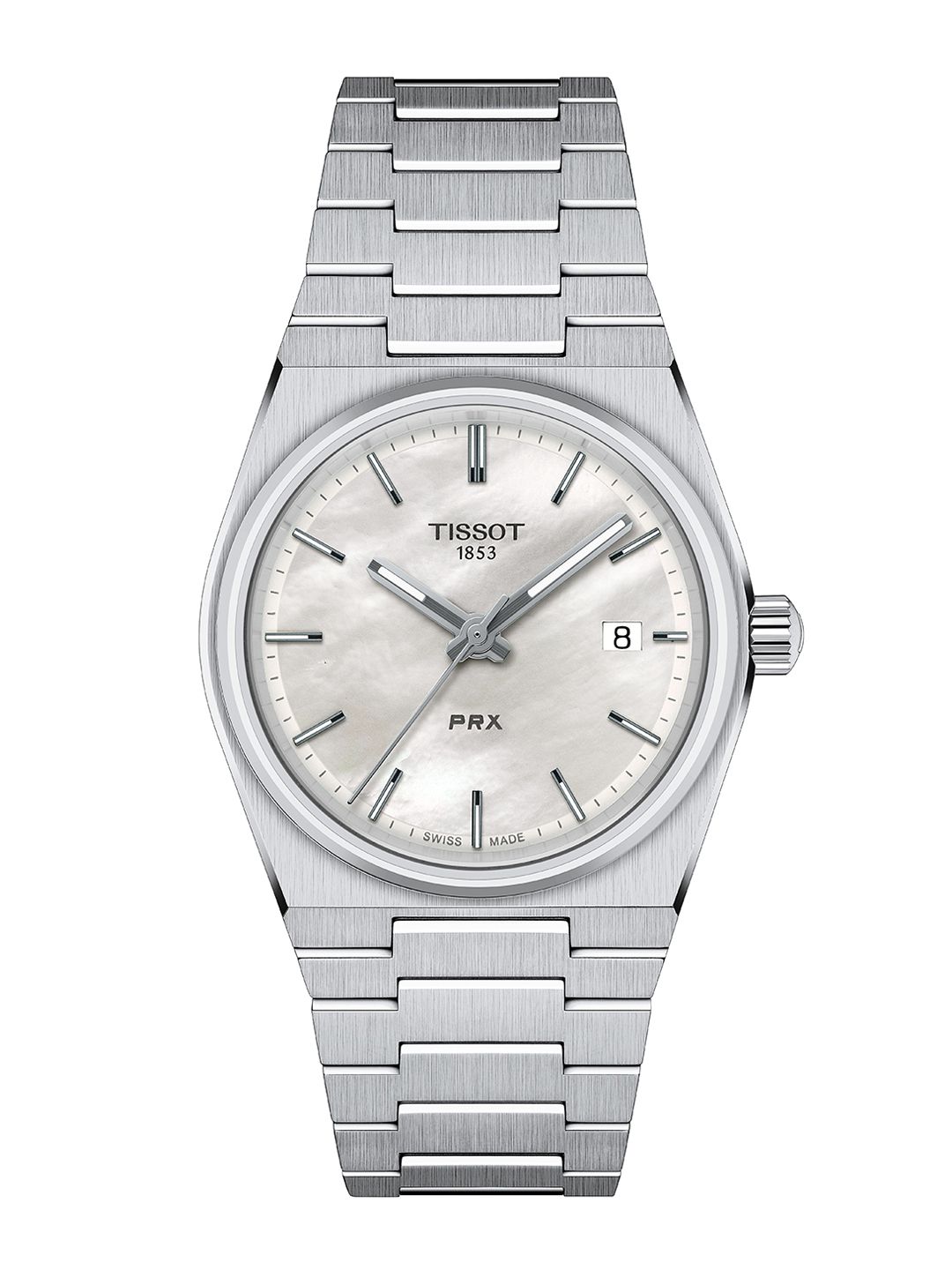 TISSOT Unisex Dial & Stainless Steel Bracelet Style Straps Analogue Watch T1372101111100-picture-12