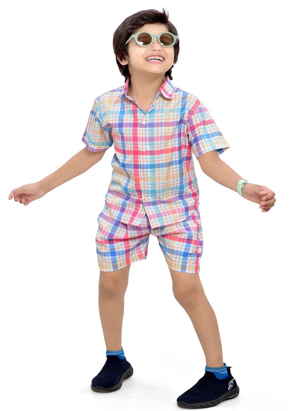 BAESD Boys Printed Shirt with Shorts-picture-13