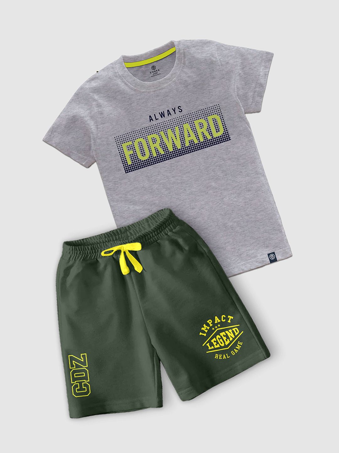 CODEZ Boys Printed T-shirt with Shorts-picture-17