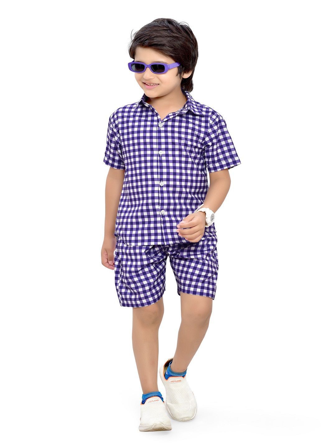 BAESD Boys Printed Shirt with Shorts-picture-14