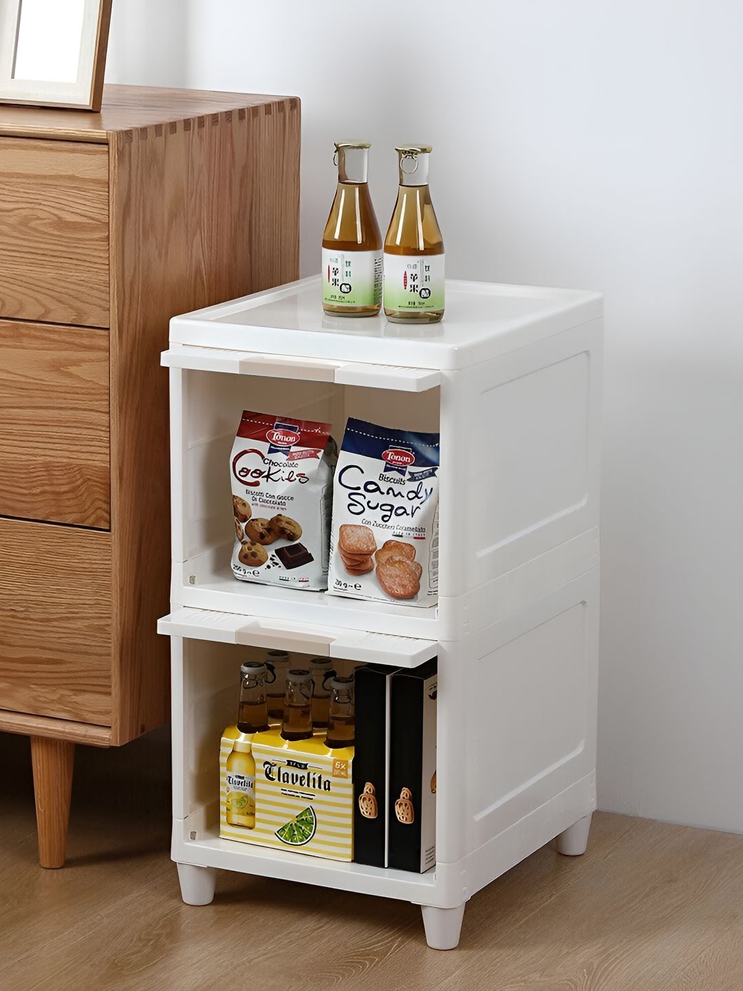 Sasimo White Set of 2 Water Resistant Multi-Utility Organisers-picture-19