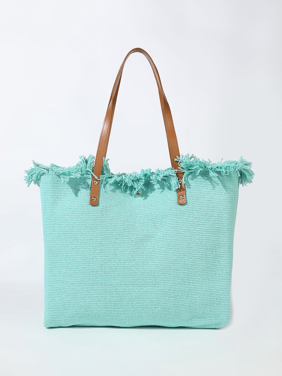 LULU & SKY Oversized Half Moon Handheld Bag with Bow Detail-picture-34