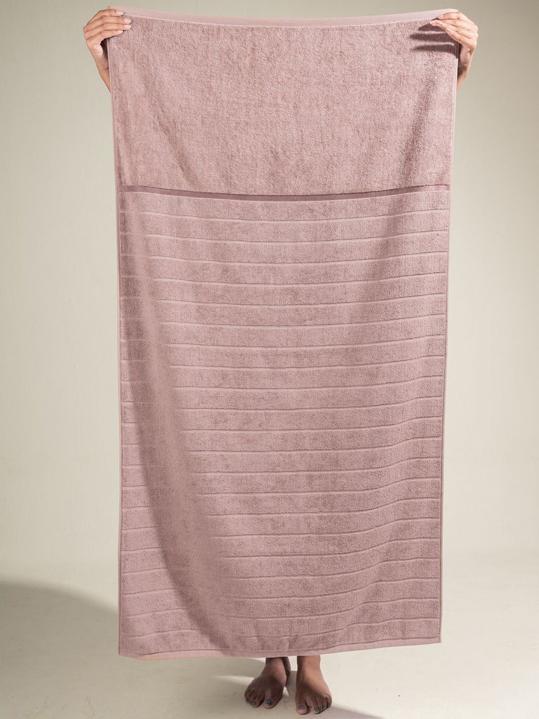 Damensch Pink Superior Absorption 500GSM Premium Cotton Bath Towel-image-25