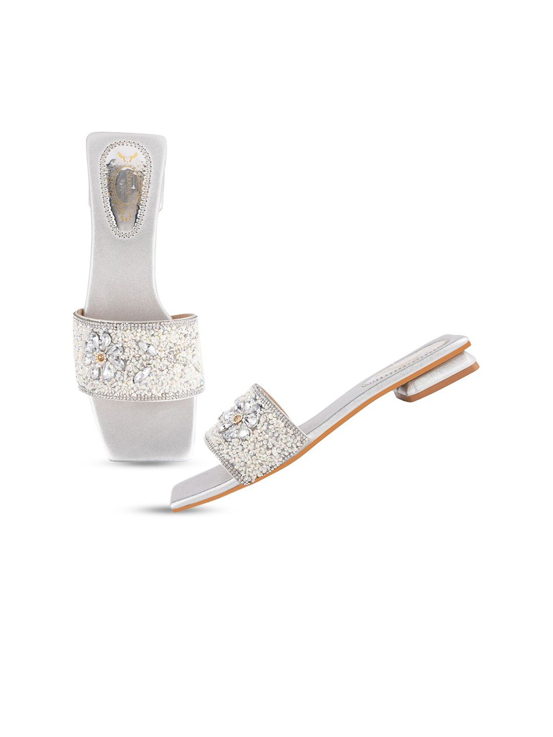 Shoetopia Girls Party Open Toe Flats-picture-14