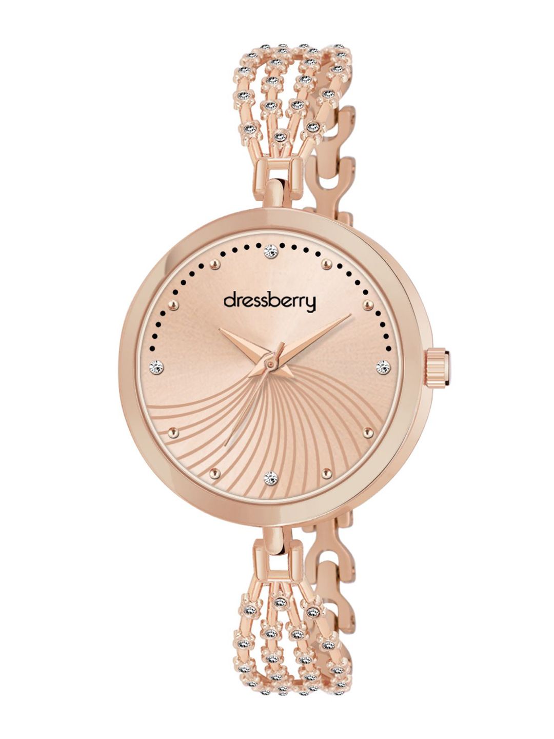DressBerry Women Dial & Bracelet Style Straps Analogue Watch HOBDB-305-RG-picture-28