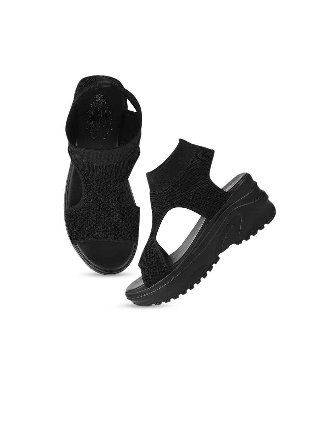 Shoetopia Girls Wedge with Laser Cuts