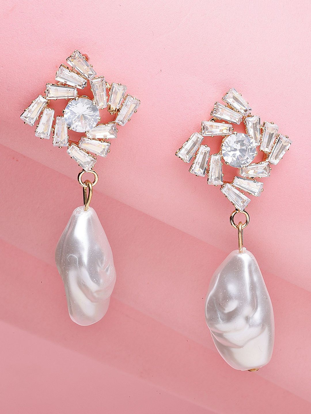 Bohey by KARATCART Contemporary Drop Earrings-picture-16