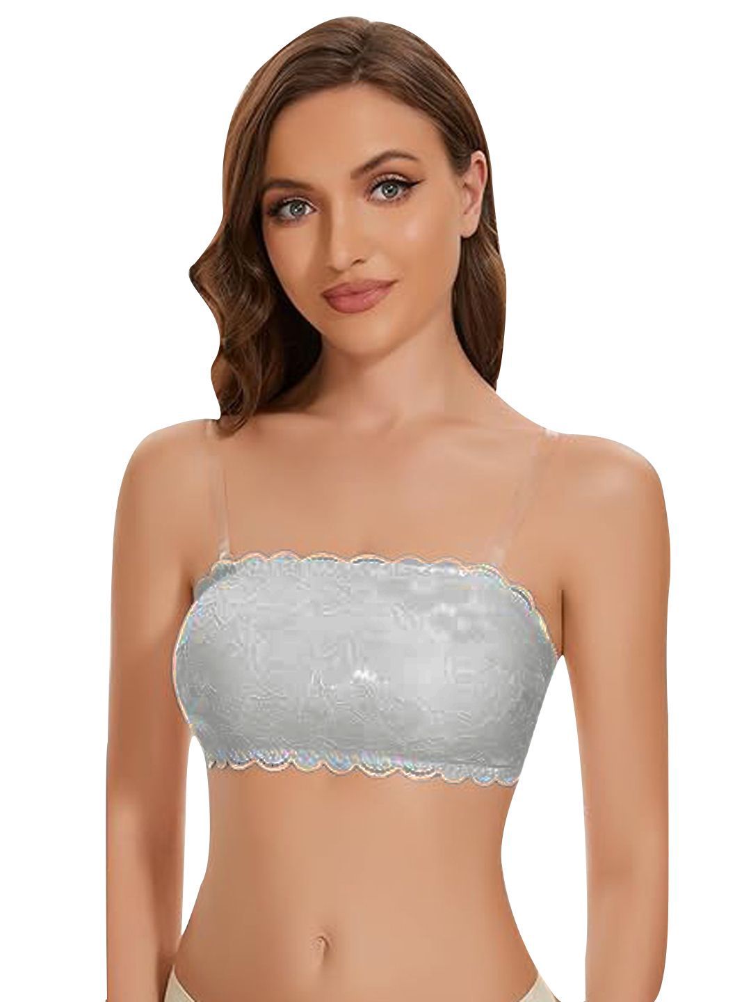 ComfyStyle Floral Bandeau Full Coverage Bra-picture-43