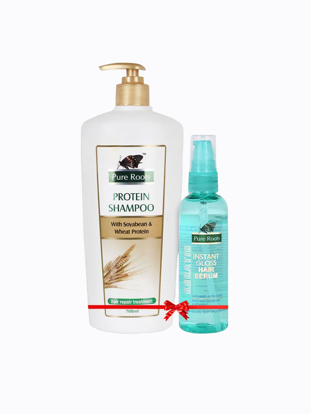 pure roots Protein Shampoo & Hair Serum  Combo-700ml +100ml-picture-30