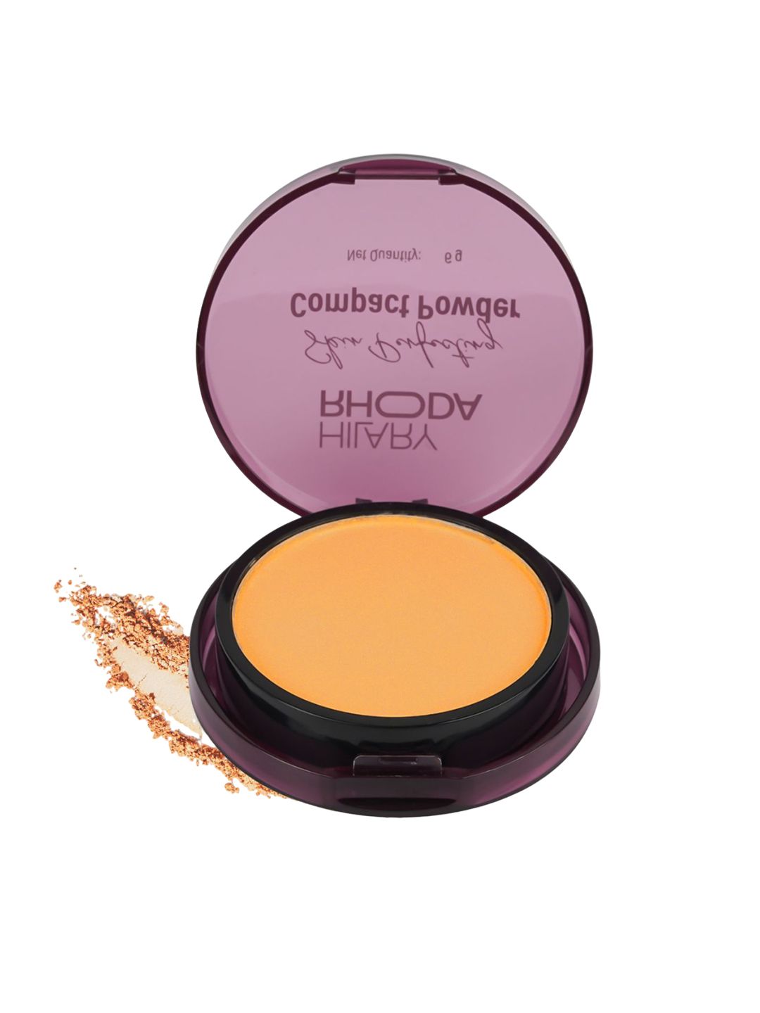 Hilary Rhoda Skin Perfecting Matte Finish Compact Powder 6Gm - Caramel Puff-picture-16