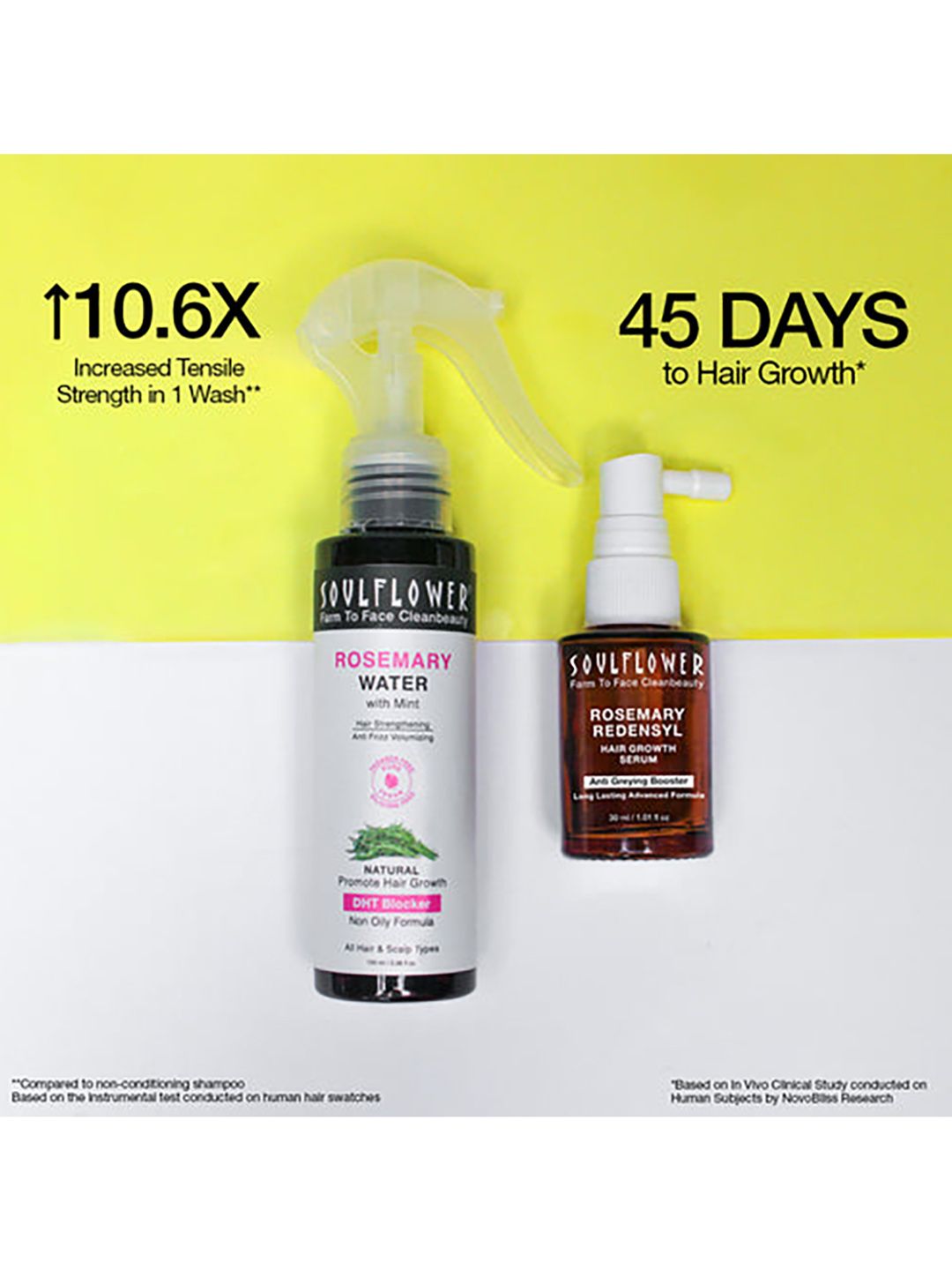 Soulflower Set Of 2 Rosemary Water With Mint -100 ml & Rosemary Hair Growth Serum -30 ml-image-20
