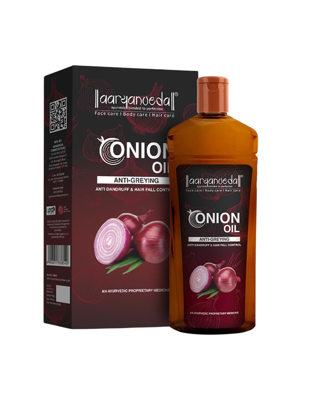 Aryanveda Onion Oil For Anti -Greying, Anti-Dandruff & Hair Fall Control- 100 ml-image-47