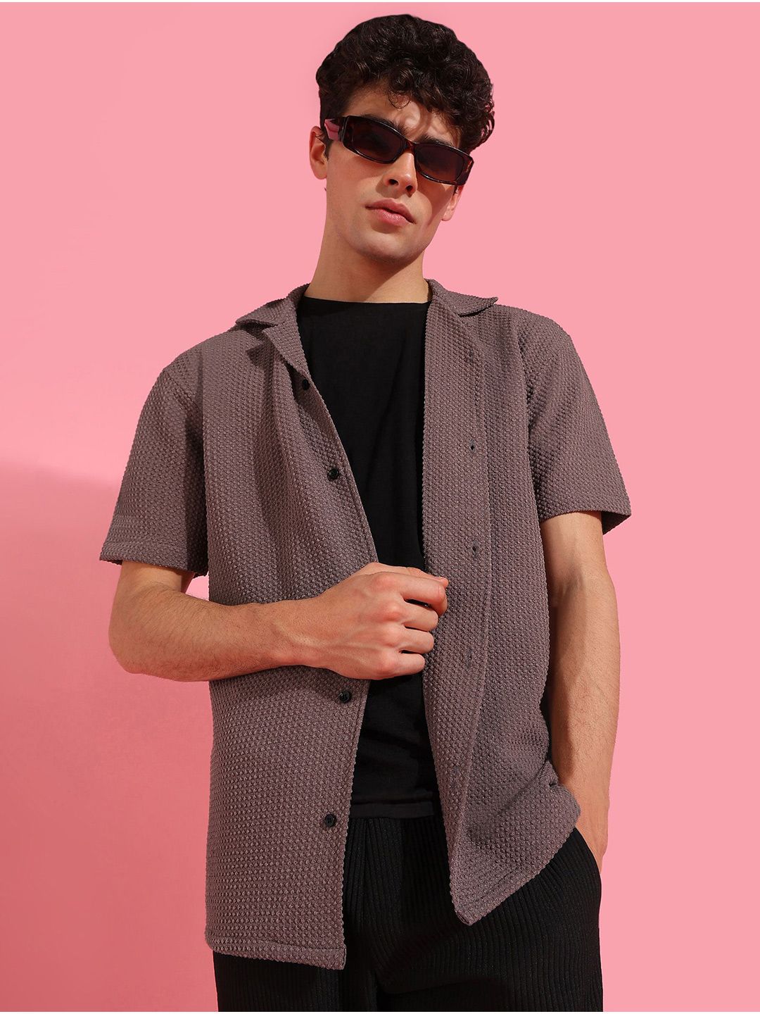 INDICLUB Men Opaque Casual Shirt-picture-29