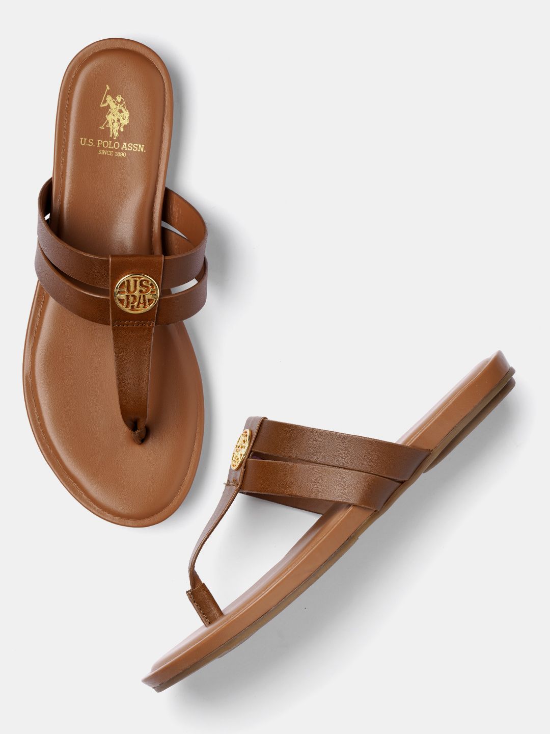U.S. Polo Assn. Women T-Strap Flats-picture-25