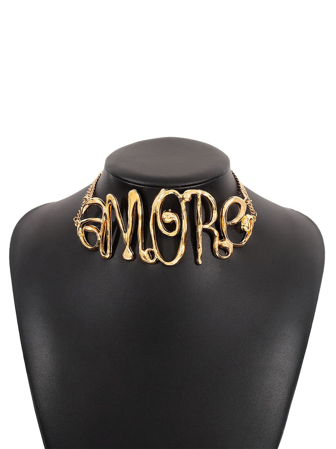 Just Lil Things Textured Choker Necklace-picture-13