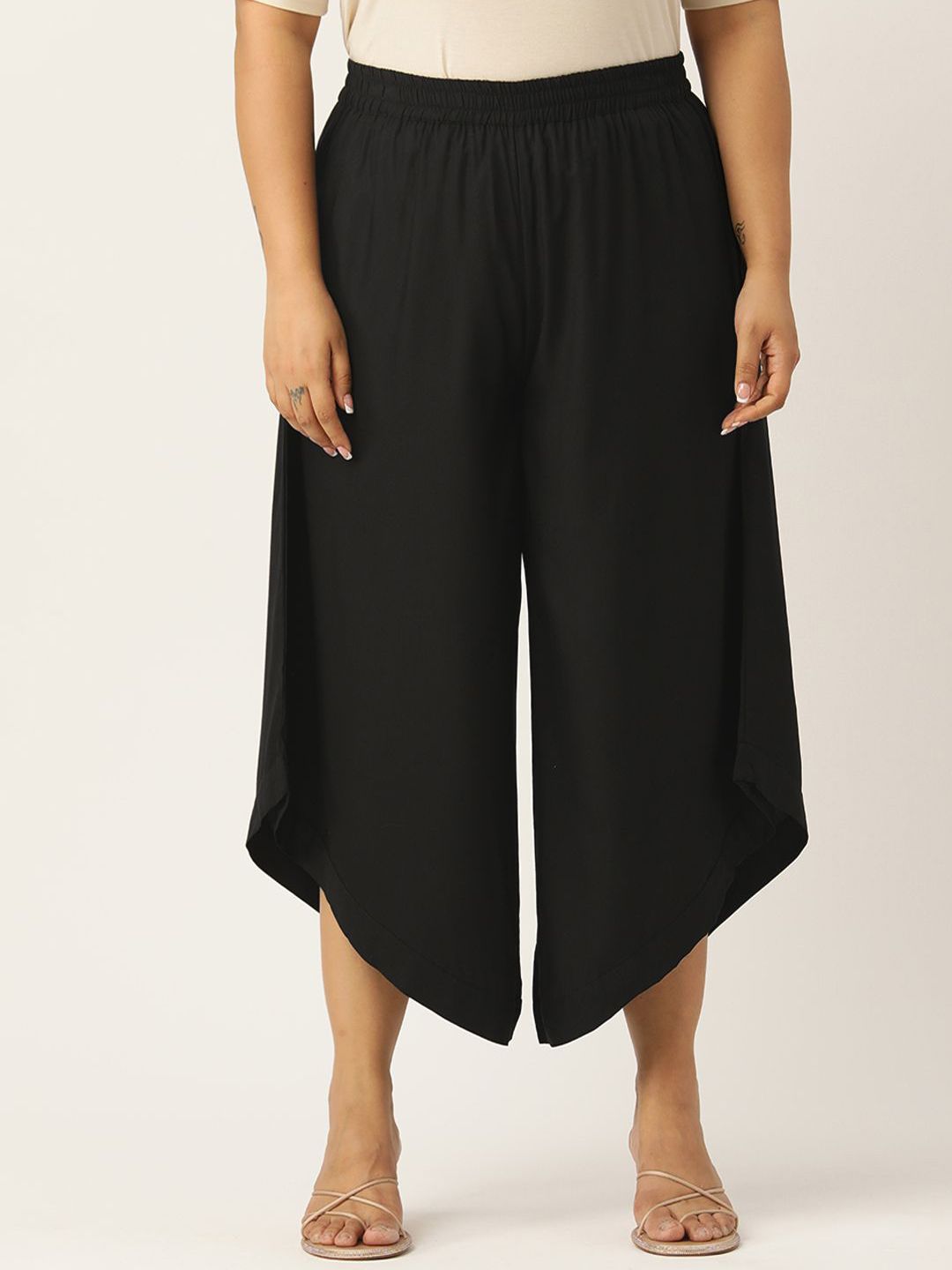 theRebelinme Women Plus Size Relaxed High-Rise Trousers-picture-22