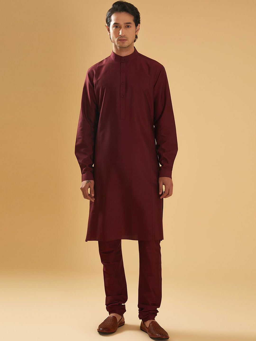 RR Blue Men Thread Work Kurta-picture-29