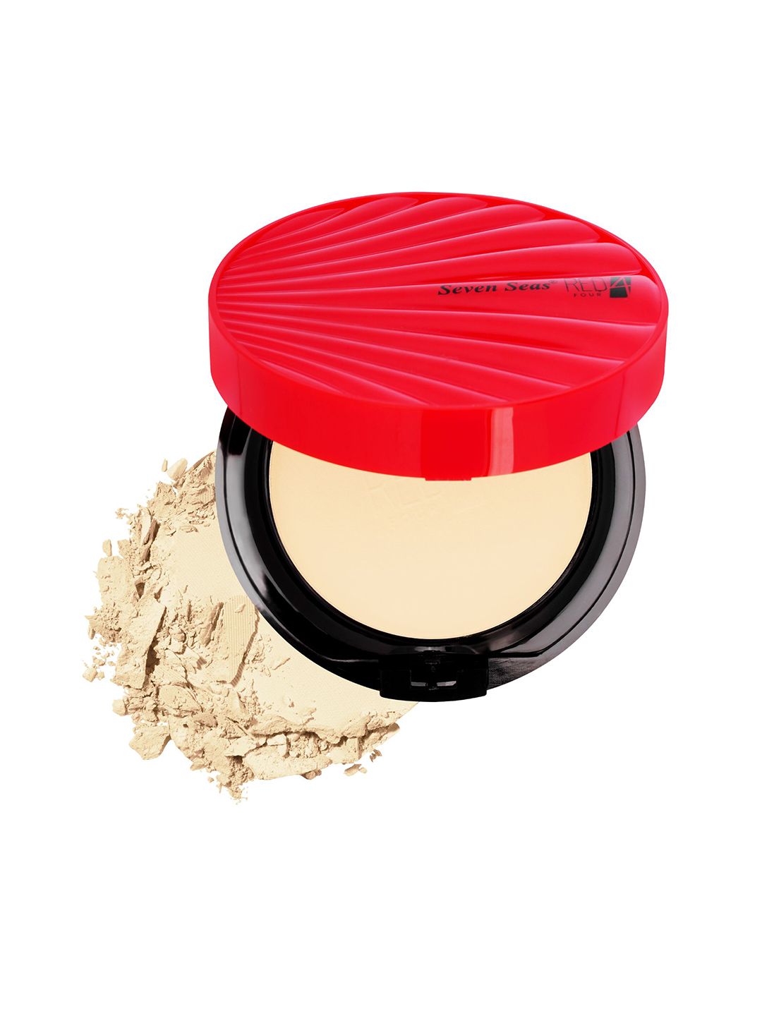 Seven Seas Red4 Soft Line Oil Free 2 In 1 Compact Powder - 47.6 g - Nude 01-picture-45