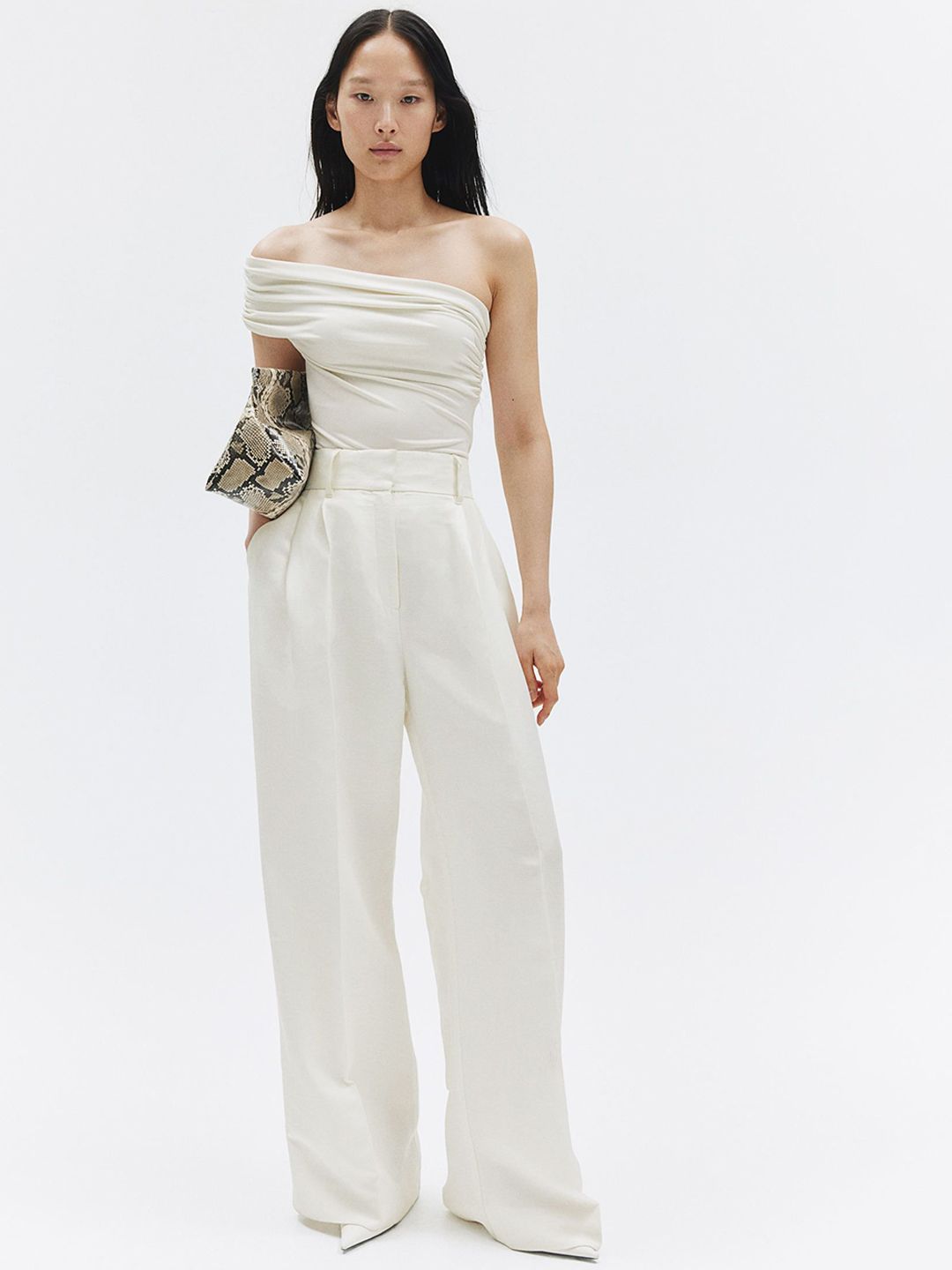 H&M Draped One-Shoulder Body