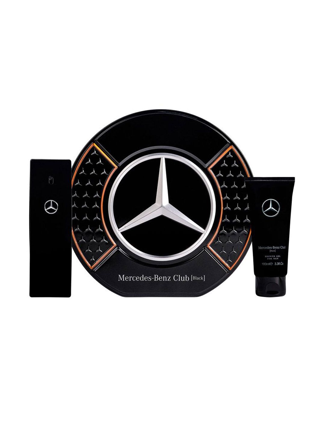 Mercedes Benz Set Of 2 Club Black Eau de Toilette & Shower Gel - 100 ml Each