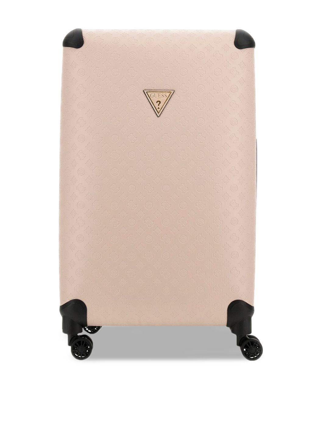 GUESS Women Textured Hard-Sided Large Trolley Bag-image-43