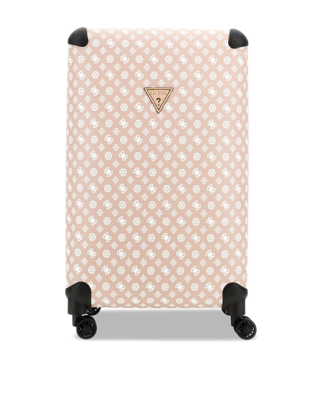 GUESS Women Printed Medium Hard-Sided Trolley Suitcase-image-8