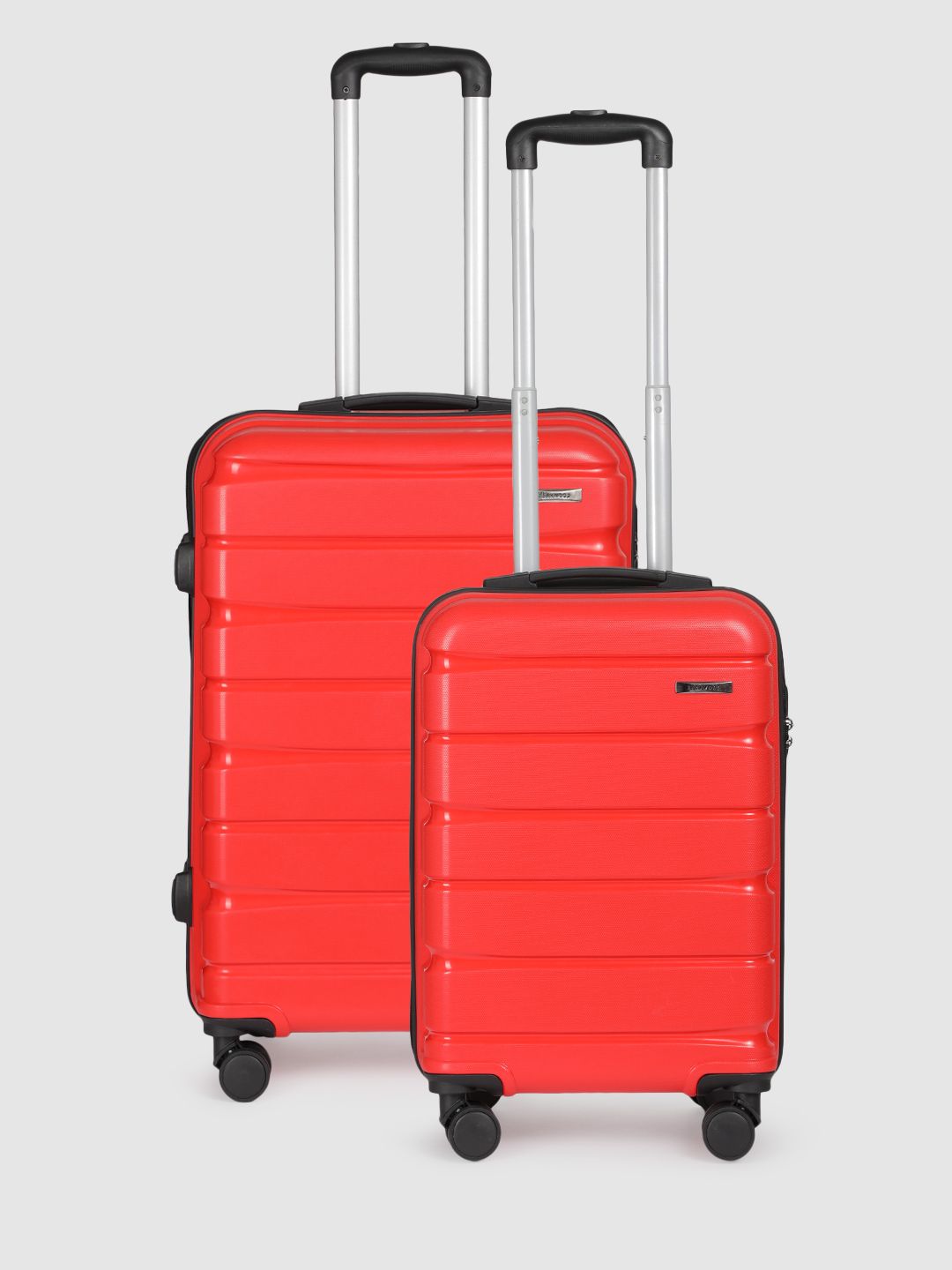 Teakwood Leathers India Set of 2 360-Degree Rotation Hard Sided Trolley Bag- 95L-image-15