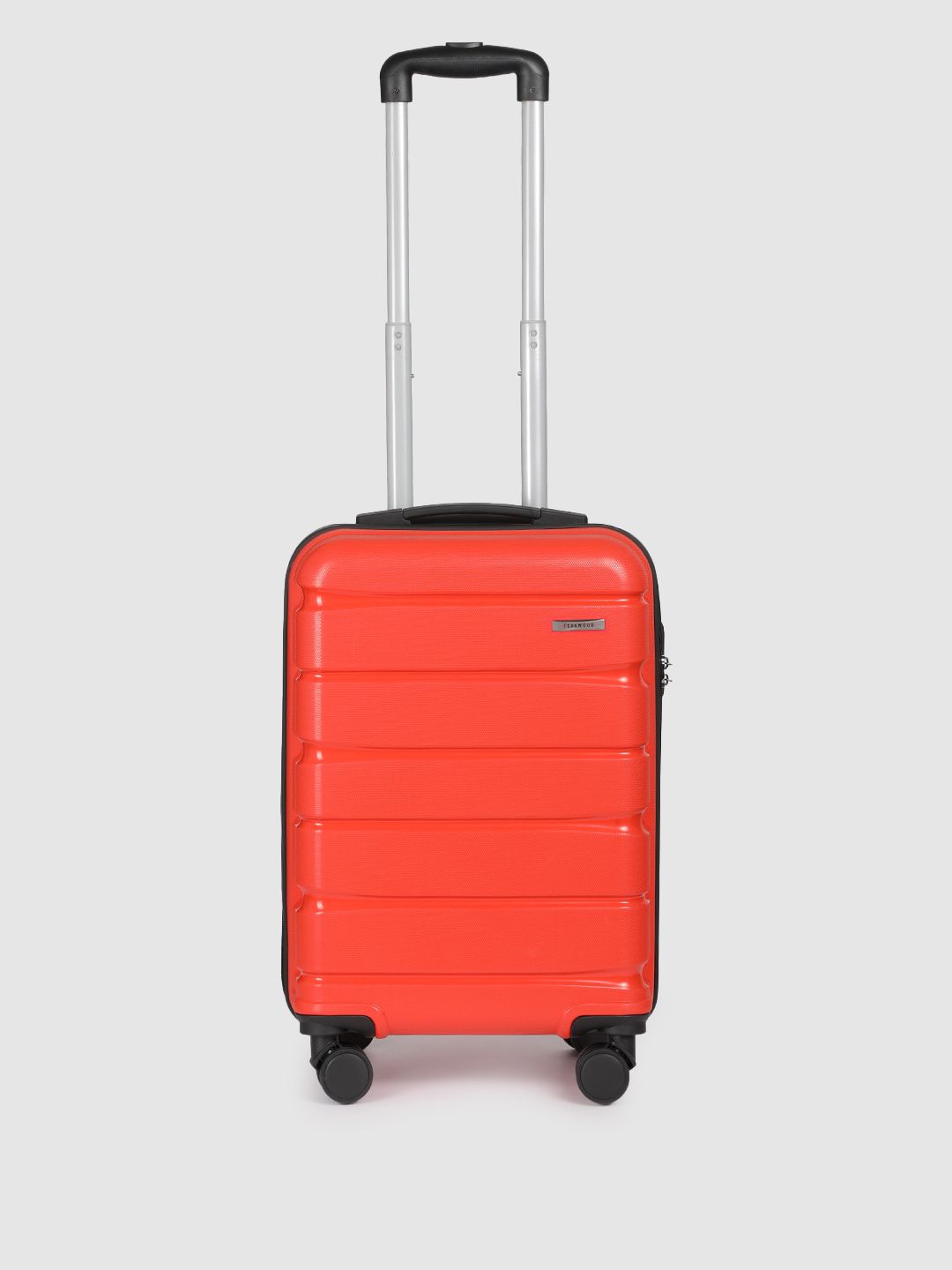 Teakwood Leathers India 360-Degree Rotation Solid Hard Sided Cabin Size Trolley Bag- 38L-picture-18