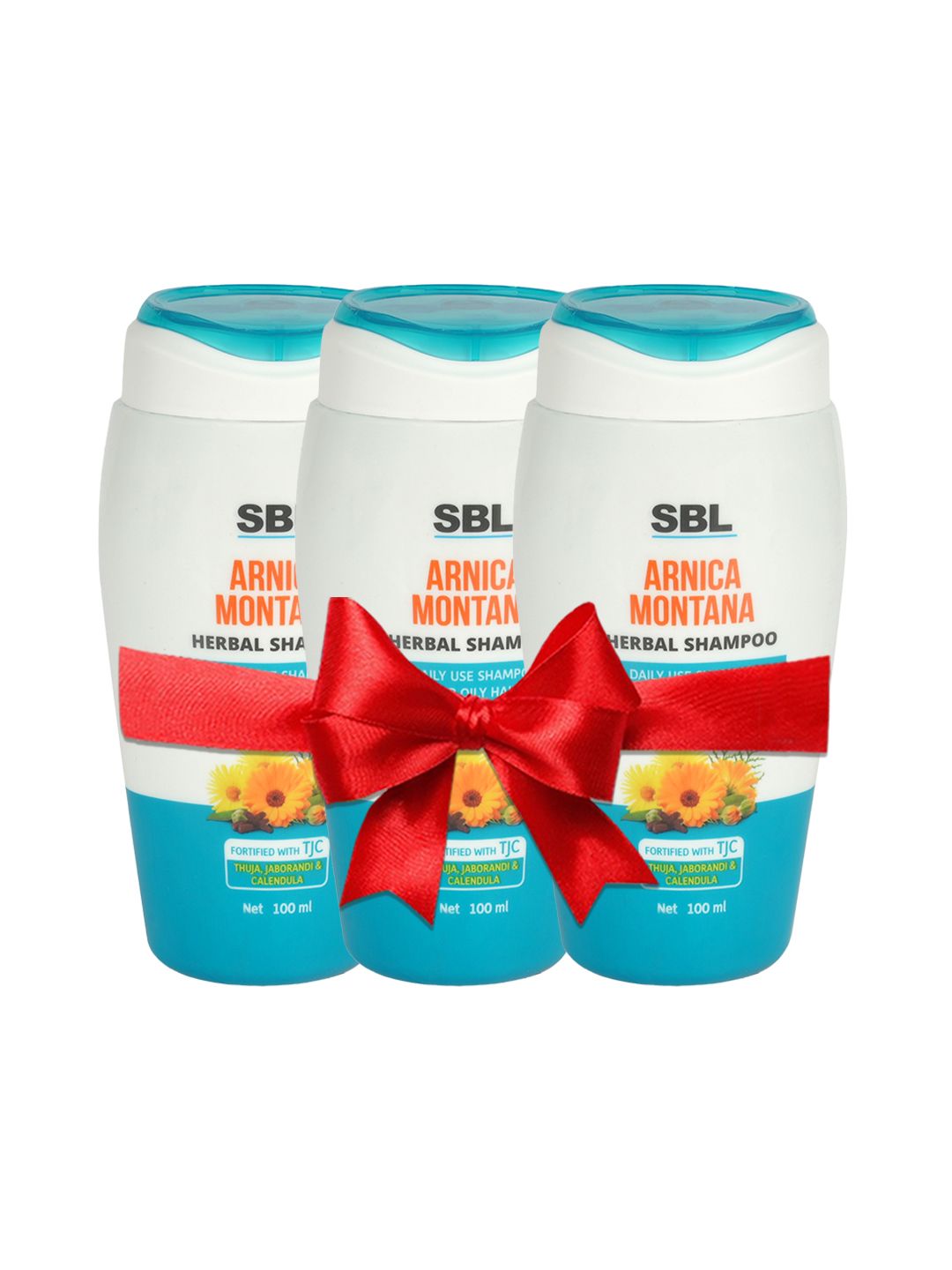 SBL Arnica Montana Set Of 3 Herbal Shampoo For Oily Hair - 100 ml Each-image-24