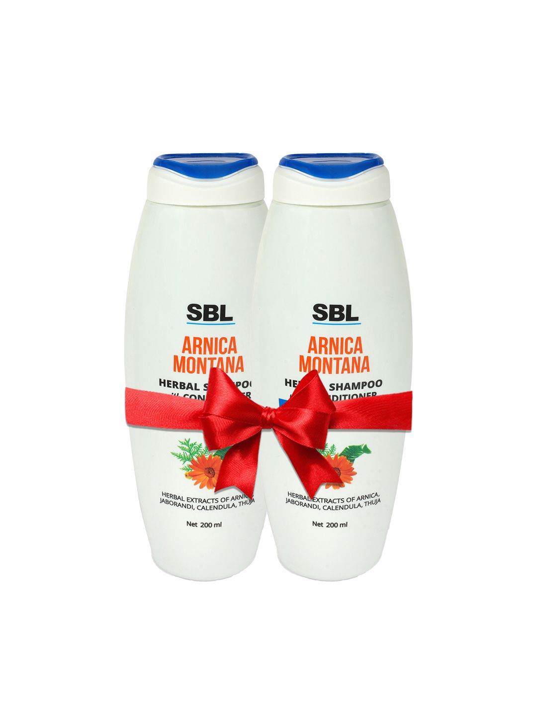 SBL Arnica Montana Set Of 2 Herbal Shampoo With Conditioner For Dry Frizzy Hair-200ml Each-image-27