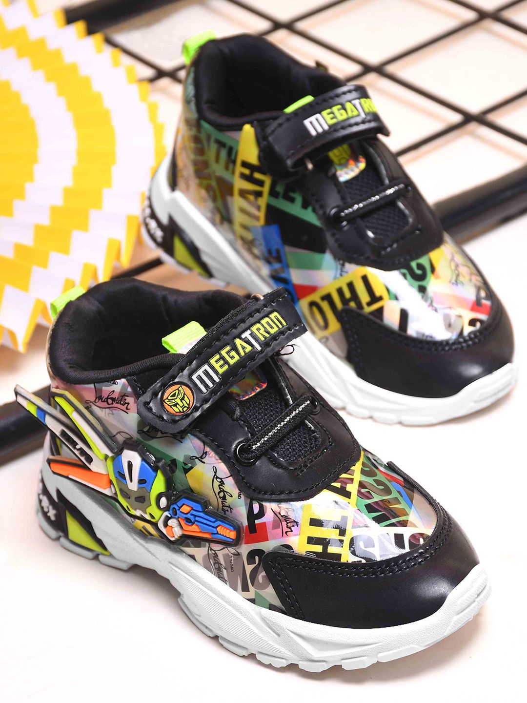 KATS Boys Colourblocked Sneakers-picture-12