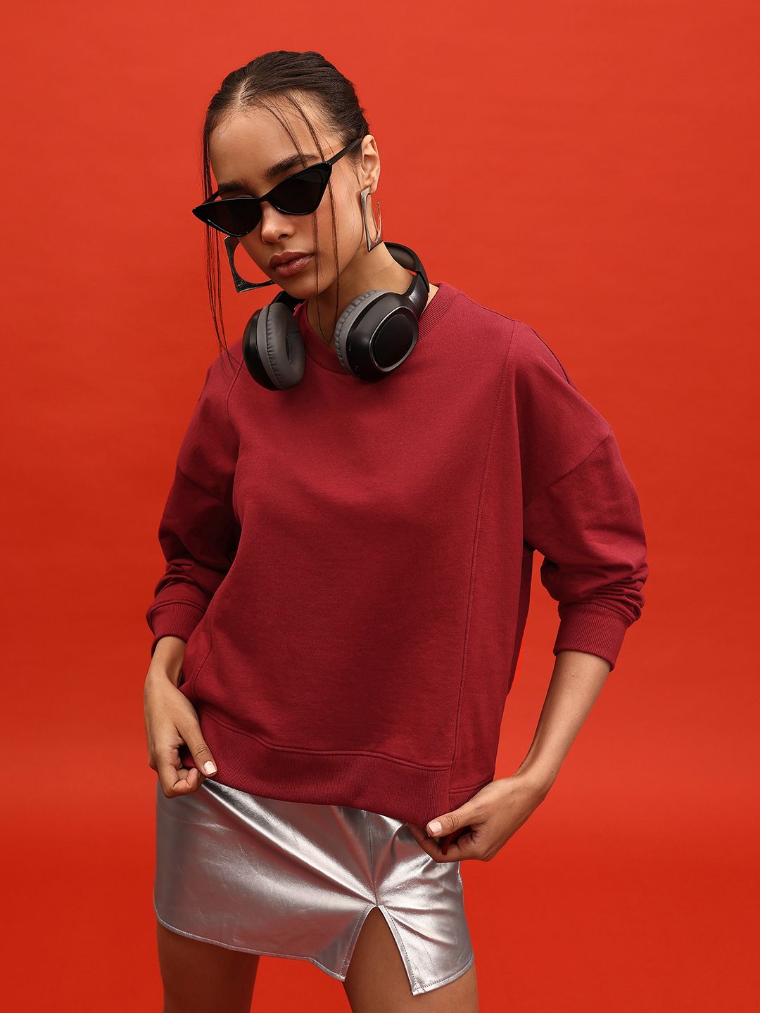 glitchez Everyday Utility Drop-Shoulder Oversized Sweatshirt-picture-40