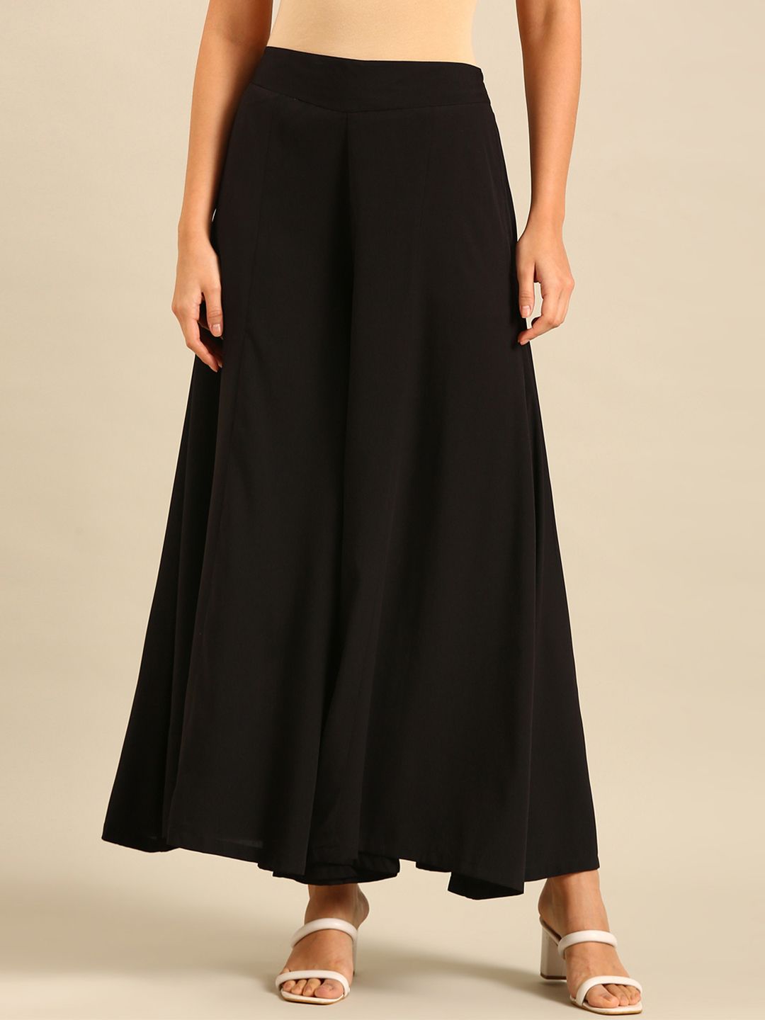 De Moza Women Flared Palazzos-picture-36