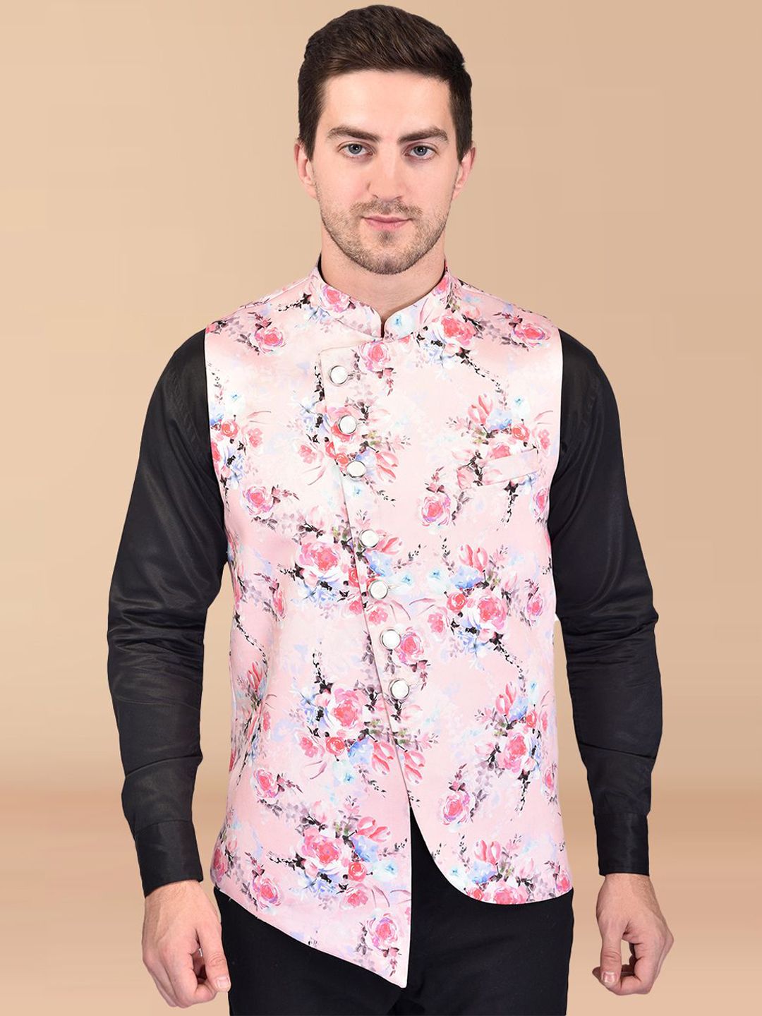 PRINTINDIA Men Floral Printed Nehru Jacket-picture-23