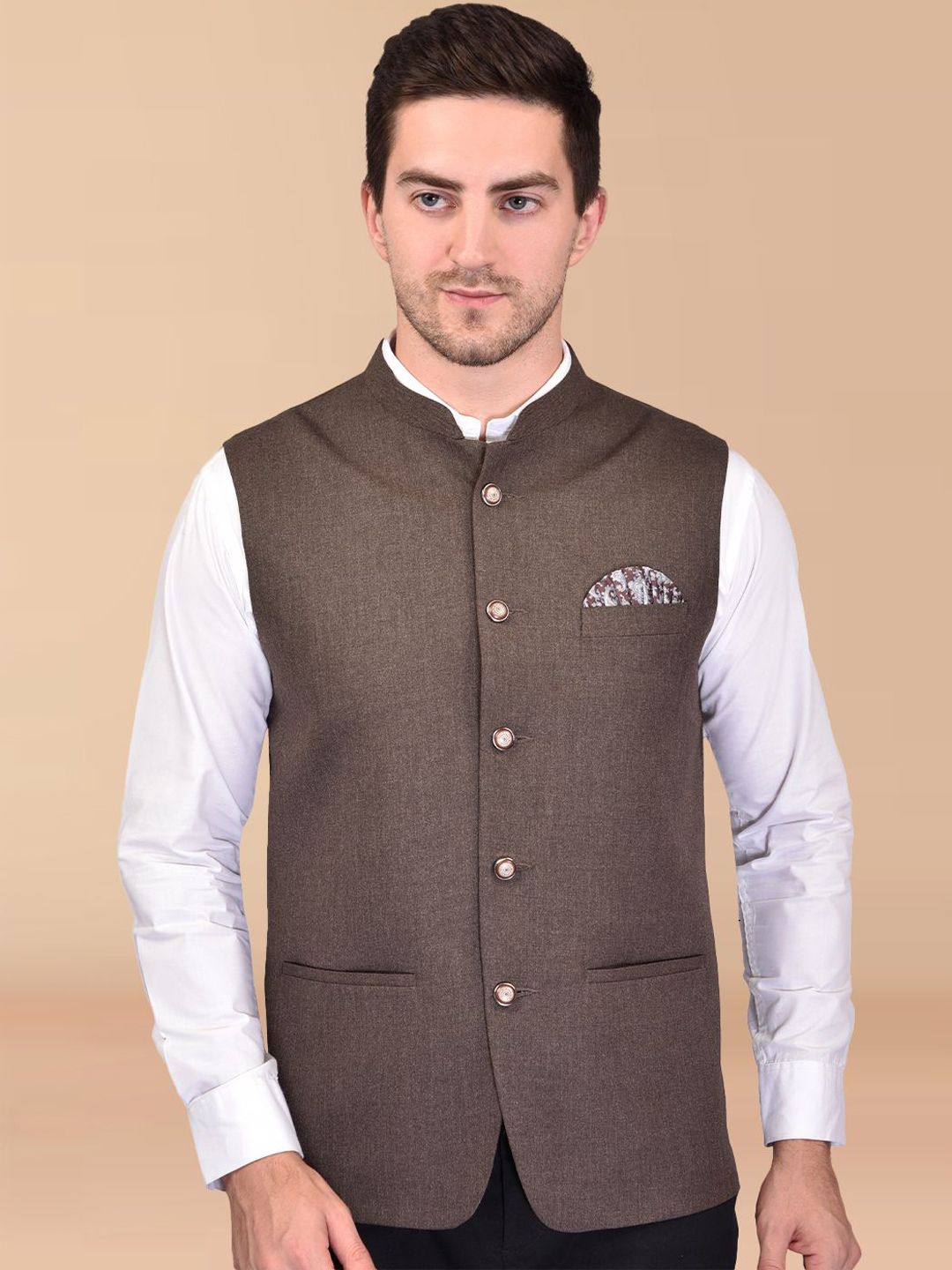 printindia PRINTINDIAMen Woven Nehru Jacket-picture-31