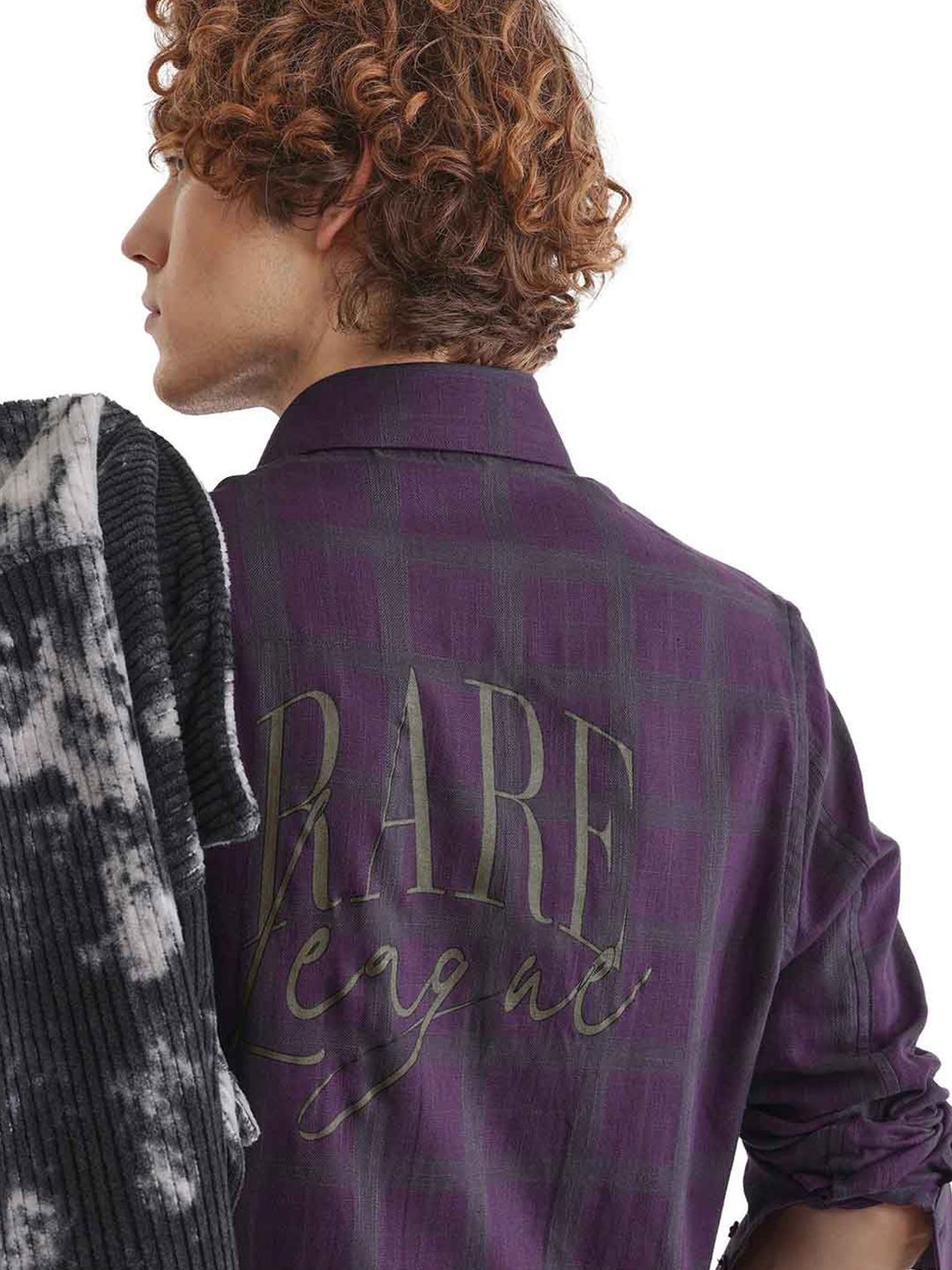 RARE RABBIT Men Comfort Cuban Collar Checked Cotton Casual Shirt-picture-35