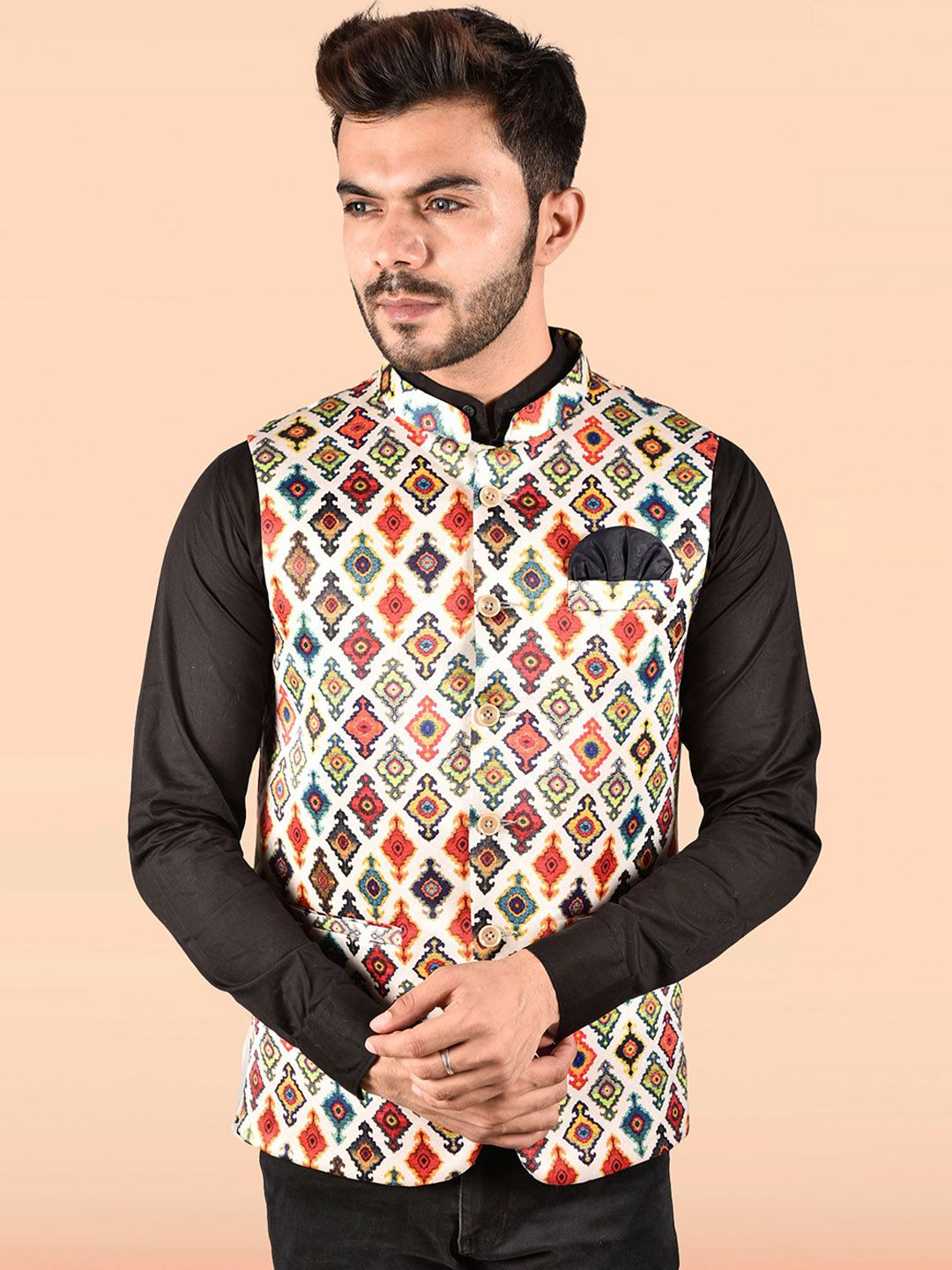 PRINTINDIA Men Printed Nehru Jacket-picture-19