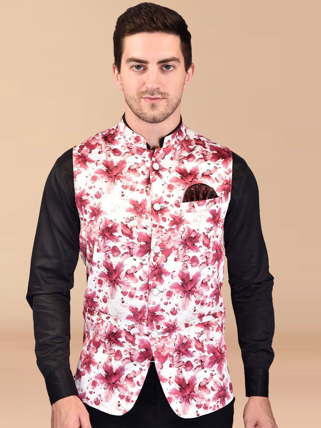 PRINTINDIA Men Printed Nehru Jacket-picture-13