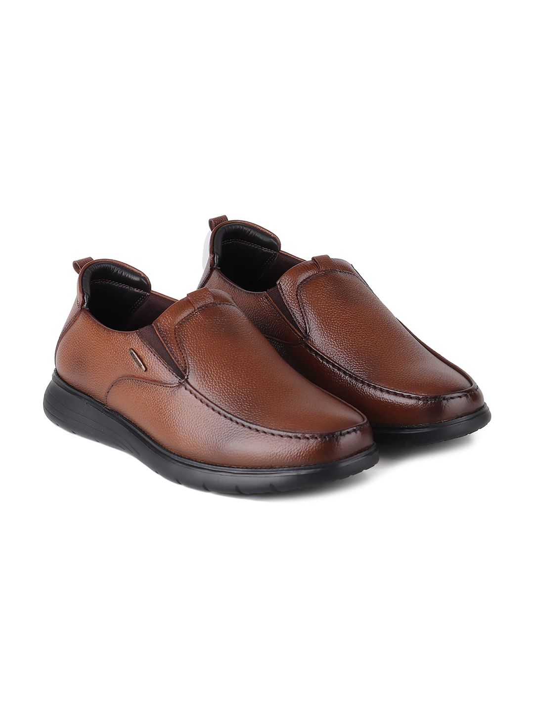 Red Chief Men Round Toe Leather Formal Slip-Ons-picture-31