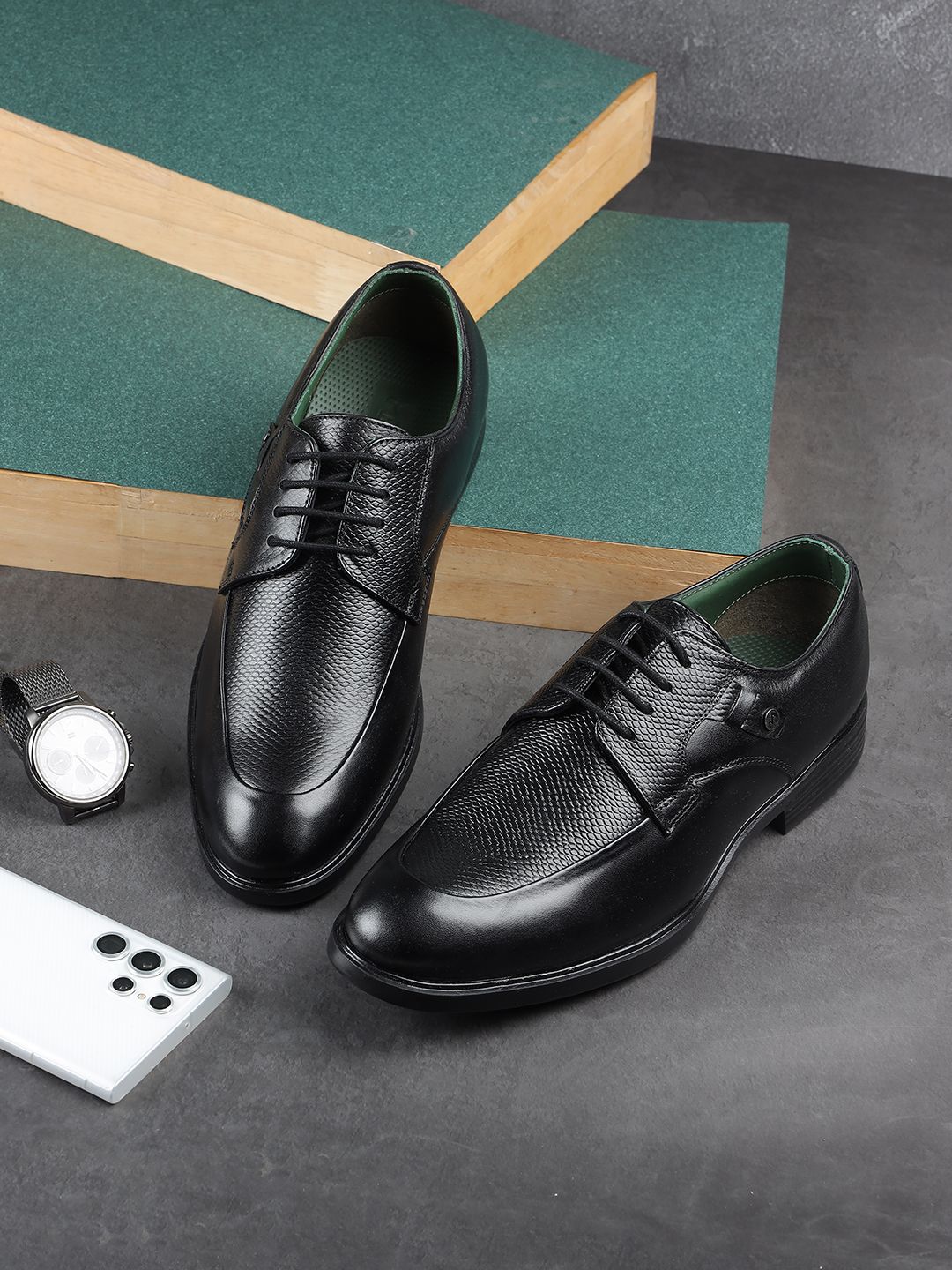 Metro Men Textured Formal Derbys-picture-33