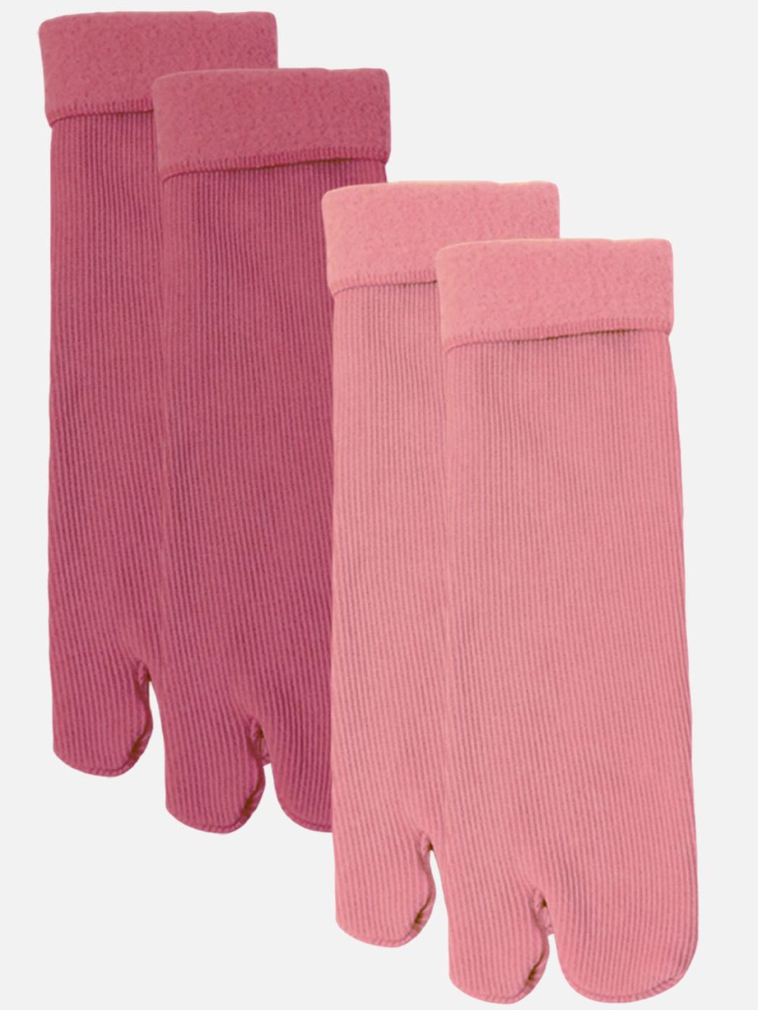 FIMS Women Pack Of 2 Striped Calf Length Socks-picture-19