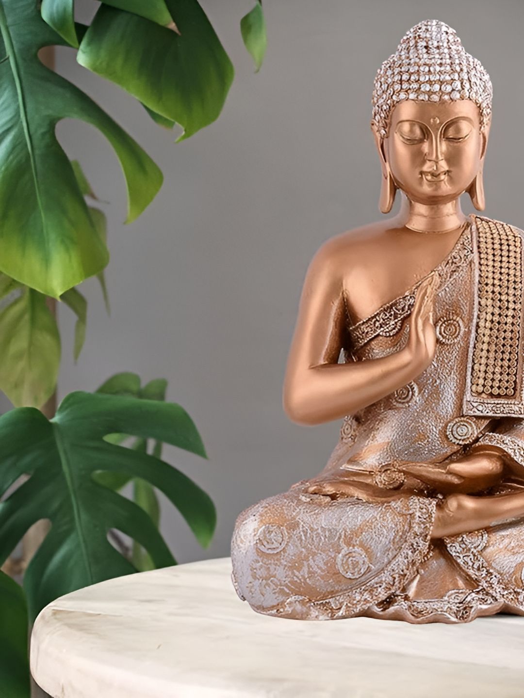 Zart Gold-Toned Idol Showpiece-image-11
