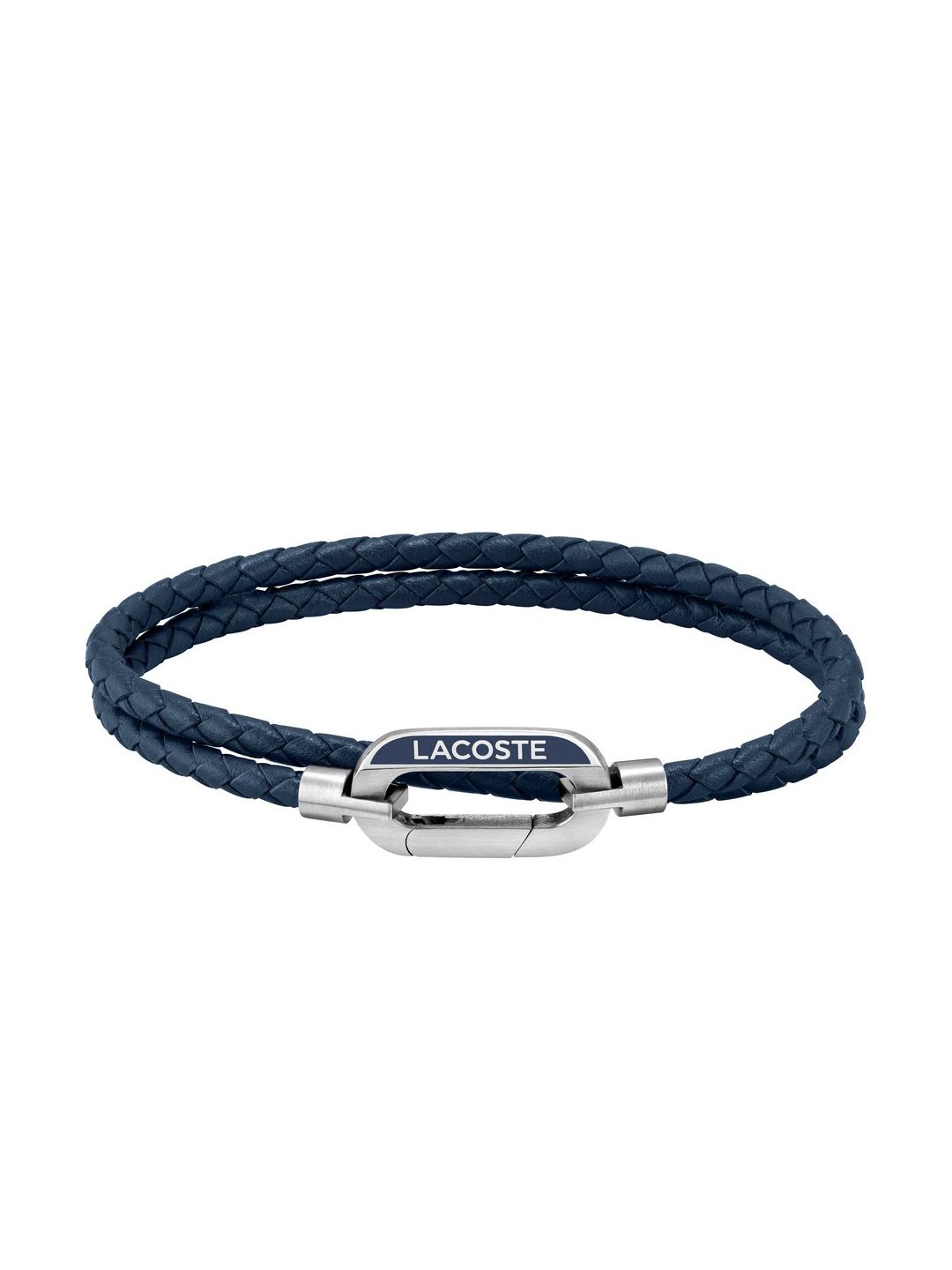 Lacoste Men Leather Brass-Plated Bangle-Style Bracelet-picture-28